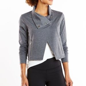Lucy Women's Hatha Wrap Jacket L Gray